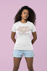 Journey Frontiers World Tour Double Sided Graphic T-Shirt - Classic Rock Music Clothing - Vintage Concert Lover Gift