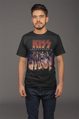 KISS Destroyer Graphic T-Shirt - Classic Rock Music Clothing - Vintage Concert Lover Gift Idea