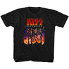 KISS Destroyer Youth Graphic T-Shirt - Classic Rock Music Clothing - Vintage Concert Lover Gift Idea