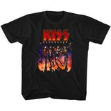KISS Destroyer Youth Graphic T-Shirt - Classic Rock Music Clothing - Vintage Concert Lover Gift Idea