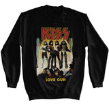 KISS Love Gun Graphic T-Shirt - Classic Rock Music Clothing - Vintage Concert Lover Gift Idea