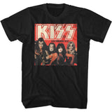KISS Aliveworldwide Graphic T-Shirt - Classic Rock Music Clothing - Vintage Concert Lover Gift Idea