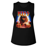 KISS H.I.T.S. Sphinx Graphic Tank Top - Classic Rock Music Clothing - Vintage Concert Lover Gift Idea