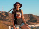 KISS H.I.T.S. Sphinx Graphic Tank Top - Classic Rock Music Clothing - Vintage Concert Lover Gift Idea