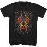 KISS Spider Graphic T-Shirt - Classic Rock Music Clothing - Vintage Concert Lover Gift Idea