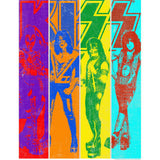 KISS Color KISS Graphic T-Shirt - Classic Rock Music Clothing - Vintage Concert Lover Gift Idea
