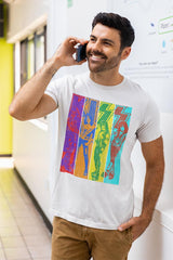 KISS Color KISS Graphic T-Shirt - Classic Rock Music Clothing - Vintage Concert Lover Gift Idea