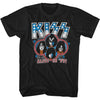 KISS Alive In 77 Graphic T-Shirt - Classic Rock Music Clothing - Vintage Concert Lover Gift Idea