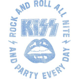 KISS All Nite Graphic T-Shirt - Classic Rock Music Clothing - Vintage Concert Lover Gift Idea