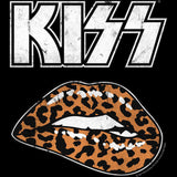 KISS KISS Leopard Up Graphic Woman Tank Top - Classic Rock Music Clothing - Vintage Concert Lover Gift Idea
