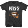 KISS Leopard Lip Graphic T-Shirt - Classic Rock Music Clothing - Vintage Concert Lover Gift Idea