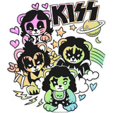 KISS Bears Graphic T-Shirt - Classic Rock Music Clothing - Vintage Concert Lover Gift Idea