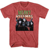 KISS Merry Kissmas Graphic T-Shirt - Classic Rock Music Clothing - Vintage Concert Lover Gift Idea