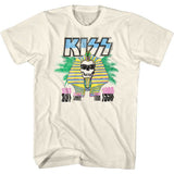 KISS Egyptian Shade Graphic T-Shirt - Classic Rock Music Clothing - Vintage Concert Lover Gift Idea