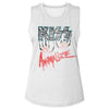 KISS Animalize Logo Graphic Tank Top - Classic Rock Music Clothing - Vintage Concert Lover Gift Idea