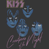 KISS Creatures Of The Night Graphic T-Shirt - Classic Rock Music Clothing - Vintage Concert Lover Gift Idea
