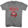 KISS Drip Graphic T-Shirt - Classic Rock Music Clothing - Vintage Concert Lover Gift Idea