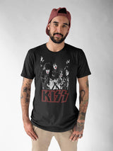 KISS Concert Graphic T-Shirt - Classic Rock Music Clothing - Vintage Concert Lover Gift Idea