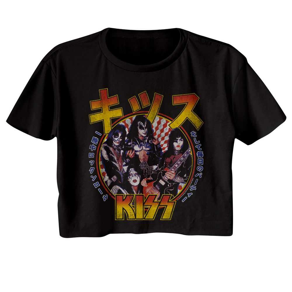 KISS RR All Nite Japanese Graphic Tank Top - Classic Rock Music Clothing - Vintage Concert Lover Gift Idea