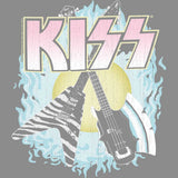 KISS Two Guitars Graphic Tank Top - Classic Rock Music Clothing - Vintage Concert Lover Gift Idea