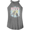 KISS Two Guitars Graphic Tank Top - Classic Rock Music Clothing - Vintage Concert Lover Gift Idea