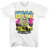 KISS Hits Skull Sphinx Graphic T-Shirt - Classic Rock Music Clothing - Vintage Concert Lover Gift Idea