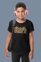 KISS KISS Stars Youth Graphic T-Shirt - Classic Rock Music Clothing - Vintage Concert Lover Gift Idea