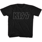 KISS KISS Outline Youth Graphic T-Shirt - Classic Rock Music Clothing - Vintage Concert Lover Gift Idea