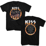 KISS Destroyer Album 2-Sided Graphic T-Shirt - Classic Rock Music Clothing - Vintage Concert Lover Gift Idea