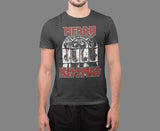 KISS Snowy Kissmas Graphic T-Shirt - Classic Rock Music Clothing - Vintage Concert Lover Gift Idea