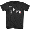 KISS Heads Graphic T-Shirt - Classic Rock Music Clothing - Vintage Concert Lover Gift Idea