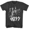 KISS Lights Graphic T-Shirt - Classic Rock Music Clothing - Vintage Concert Lover Gift Idea