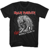 Iron Maiden Killer World Tour Graphic T-Shirt - Classic Rock Music Clothing - Vintage Concert Lover Gift Idea