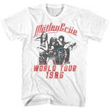 Motley Crue World Tour Graphic T-Shirt - Classic Rock Music Clothing - Vintage Concert Lover Gift Idea