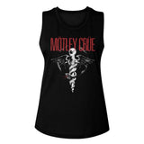 Motley Crue Dr Feel Good Ladies Graphic Tank Top - Classic Rock Music Clothing - Vintage Concert Lover Gift Idea