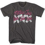 Motley Crue World Tour Graphic T-Shirt - Classic Rock Music Clothing - Vintage Concert Lover Gift Idea
