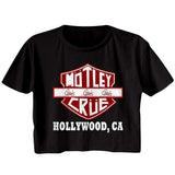 Motley Crue Crue Sign Ladies Graphic T-Shirt - Classic Rock Music Clothing - Vintage Concert Lover Gift Idea