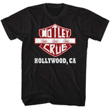 Motley Crue Crue Sign Graphic T-Shirt - Classic Rock Music Clothing - Vintage Concert Lover Gift Idea