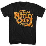 Motley Crue Feel Good Tour 2 Graphic T-Shirt - Classic Rock Music Clothing - Vintage Concert Lover Gift Idea