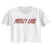 Motley Crue Logo Ladies Graphic T-Shirt - Classic Rock Music Clothing - Vintage Concert Lover Gift Idea