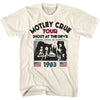 Motley Crue SATD83 Graphic T-Shirt - Classic Rock Music Clothing - Vintage Concert Lover Gift Idea