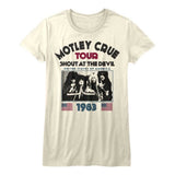 Motley Crue SATD83 Graphic T-Shirt - Classic Rock Music Clothing - Vintage Concert Lover Gift Idea