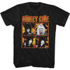 Motley Crue Fire And Wire Graphic T-Shirt - Classic Rock Music Clothing - Vintage Concert Lover Gift Idea