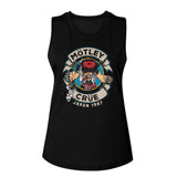 Motley Crue Motleycrue Ladies Graphic Tank Top - Classic Rock Music Clothing - Vintage Concert Lover Gift Idea
