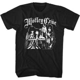 Motley Crue Crue Crew Graphic T-Shirt - Classic Rock Music Clothing - Vintage Concert Lover Gift Idea