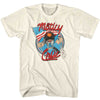 Motley Crue Allister With US Flag Graphic T-Shirt - Classic Rock Music Clothing - Vintage Concert Lover Gift Idea
