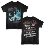 Motley Crue Hes The One They Call Graphic T-Shirt - Classic Rock Music Clothing - Vintage Concert Lover Gift Idea