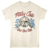 Motley Crue Electric Skull Graphic T-Shirt - Classic Rock Music Clothing - Vintage Concert Lover Gift Idea