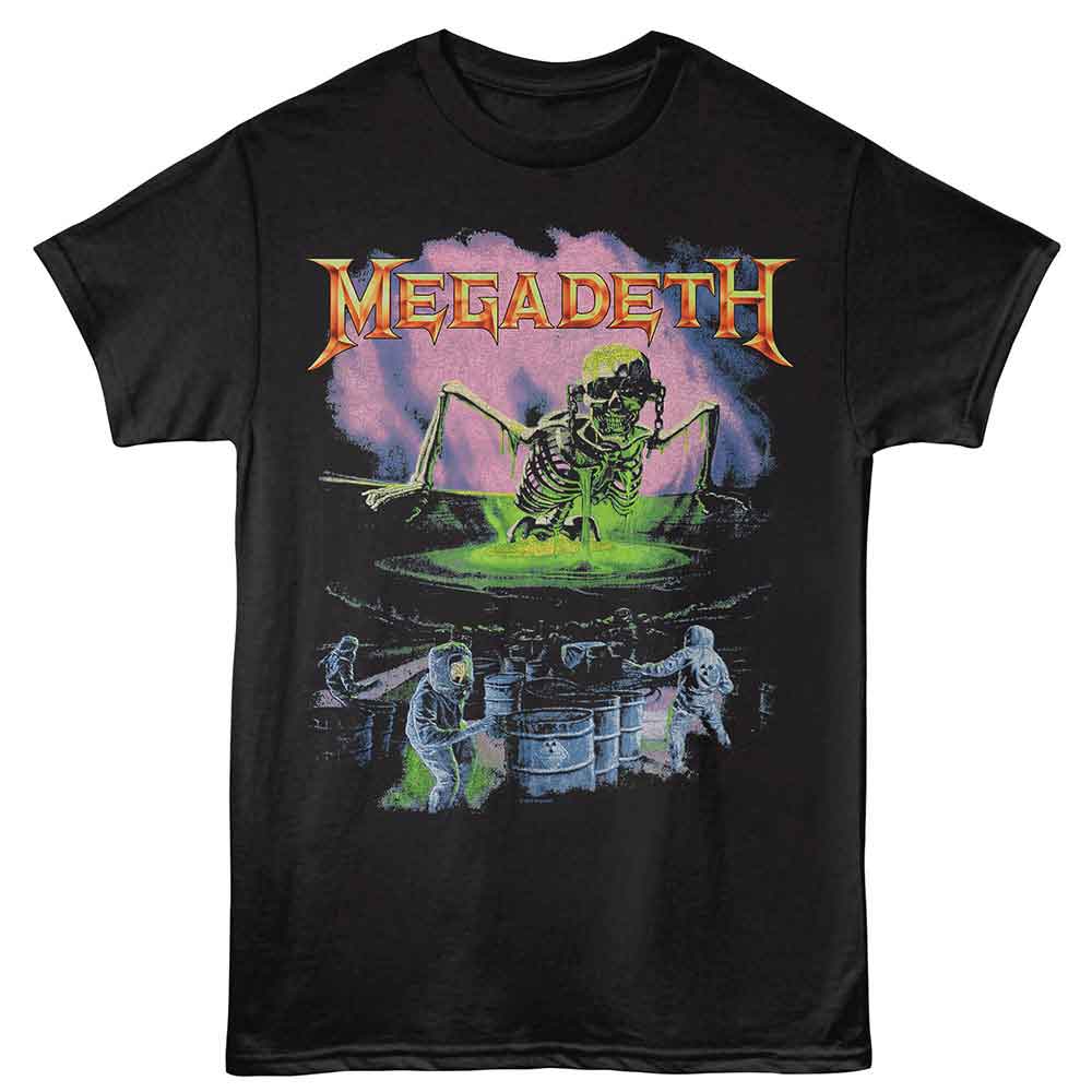 Megadeth No More Mr Nice Guy Graphic T-Shirt - Classic Rock Music Clothing - Vintage Concert Lover Gift Idea