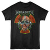 Megadeth Vic And Radioactive Symbol Graphic T-Shirt - Classic Rock Music Clothing - Vintage Concert Lover Gift Idea